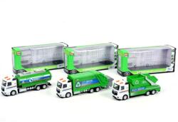 Magic Toys Városi hátrahúzós teherautók többféle (MKK407598)