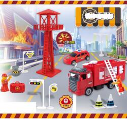 Magic Toys Tűzoltósági játékszett őrtoronnyal (MKL488993)