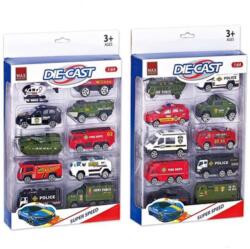 Magic Toys 10db-os rendvédelmi járműszett (MKK200490)