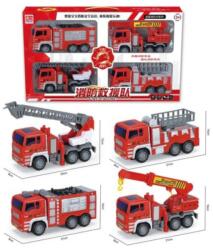 Magic Toys 4db-os Tűzoltóautószett (MKL641111)