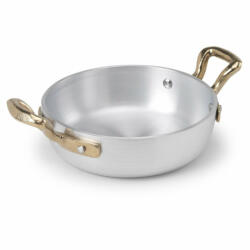 Pentole Agnelli Cratita mini din aluminiu cu 2 manere, diametru 16 cm (ALMA11016)