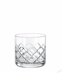 Rona Set 6x Pahar din cristal pentru whisky model Old Fashioned Diamond, 370 ml (8077H16180)