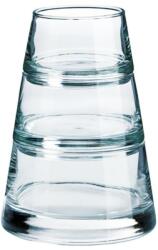 Durobor Piramida Vertigo din Sticla - Set 3 Piese Stivuibile, 120ml / 220ml / 350ml (AD0797-80) Pahar