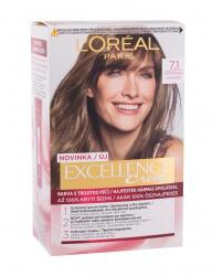 L'Oréal Excellence Creme Triple Protection vopsea de păr 48 ml pentru femei 7, 1 Natural Ash Blonde