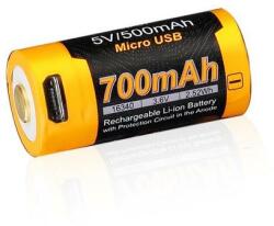 Fenix FERCR123ALIIONUP - 1db Újratölthető elem USB/3, 6V 700 mAh FERCR123ALIIONUP (FE0033)