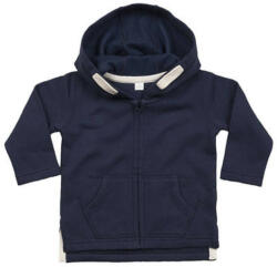 BabyBugz Bébi Kabát Kapucnis Hosszú ujjú BabyBugz Baby Hoodie -18-24 hónapos, Nautical Navy