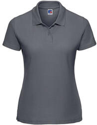 Russell Europe Női galléros póló rövid ujjú Russell Europe Ladies' Polo Poly-Cotton Blend - M, Konvoj szürke