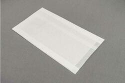 Fiorex Papírtasak oldalredős (pékáru tasak) 160x2x35x300mm, Fehér kraft