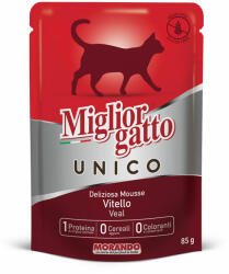 Morando Hrana Pisici Mousse De Vitel Migliogatto Unico Morando 85g