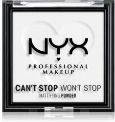 NYX Professional Makeup Can't Stop Won't Stop Mattifying Powder матираща пудра цвят 11 Bright Translucent 6 гр