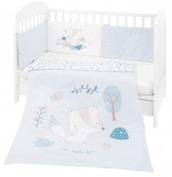 KikkaBoo Set 2 piese lenjerie de patut pentru bebe Kikka Boo - 70 x 140, Little Fox (41101020110)