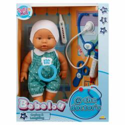 Dollz'n More Papusa bebelus, Dollz n More, Bebelou la doctor, 35 cm, verde Papusa