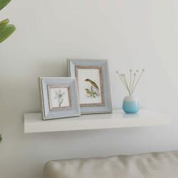 vidaXL Raft de perete suspendat, alb și stejar, 60x23, 5x3, 8 cm, MDF (326576) Raft