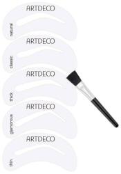 Artdeco Șabloane pentru sprâncene - Artdeco Eyebrow Stencials with Brush Applicator