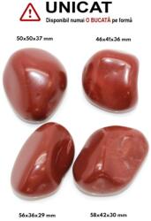 Palm Stone Jasp Rosu Natural - 46-58 x 36-50 x 29-37 mm - (XXL) - 1 Buc