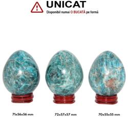 Ou Apatit Albastru Druzy Mineral Natural - 70-72 x 55-57 mm - Unicat