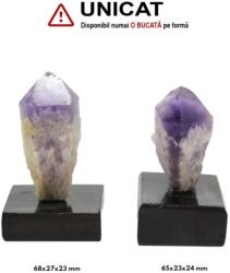 Cristal Natural Ametist cu Suport - 65-68 x 23-27 x 23-24 mm - ( XXL ) - Unicat