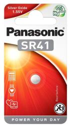 Panasonic gombelem (SR41, 1, 55V, ezüst-oxid) 1db/ csomag (SR-41EL/1B)