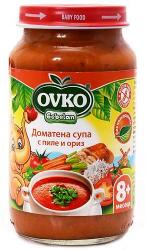 Bebelan пюре доматена супа с пиле и ориз - 220 г (5596)