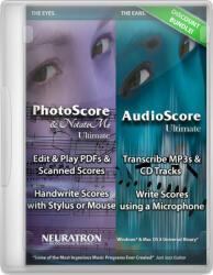 Neuratron PhotoScore/ AudioScore/ NotateMe