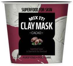 Superfood For Skin Mască de argilă cu extract de cacao pentru curățarea tenului - Superfood for Skin MIX IT! Clay Mask Cacao