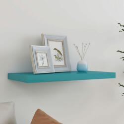 vidaXL Raft de perete suspendat, albastru, 60x23, 5x3, 8 cm, MDF (326618) Raft