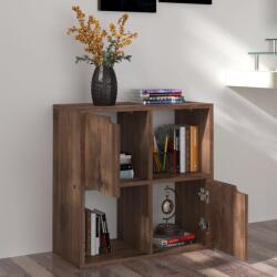 vidaXL Bibliotecă, stejar fumuriu, 60x27, 5x59, 5 cm, lemn prelucrat (338171) Biblioteca