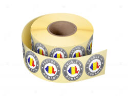 Label Print Rola etichete autoadezive personalizate Produs in Romania , diametru 30 mm, 1000 buc rola (06905631005301)
