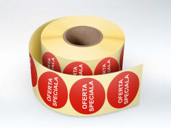 Label Print Rola etichete autoadezive personalizate Oferta Speciala , diametru 40 mm, 1000 buc rola (06905631002601)
