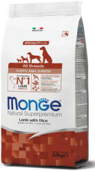 Monge Speciality Line 2, 5kg Puppy&Junior Bárány + Rizs (minden fajtának) - krizsopet