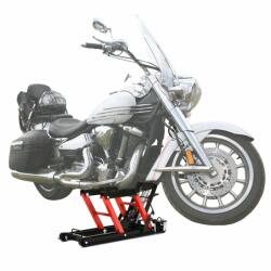 AVLift Hidraulikus ollós emelő hidraulikus motorkerékpár emelő max. 680 kg acél 110x36x67 cm