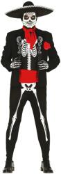 Fiestas Guirca Jelmez - mexikói csontváz Méret - felnőtt: L (84297)