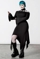 KILLSTAR Női ruha KILLSTAR - Damnation Bardot - Fekete - KSRA004397