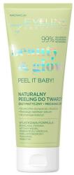 Eveline Cosmetics Scrub natural pentru față - Eveline Cosmetics Beauty & Glow Peel It Baby! Natural Face Scrub 75 ml