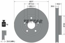 TEXTAR Disc frana TEXTAR PRO 92257703 (92257703)