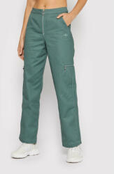 adidas Pantaloni din material Twill HE4737 Verde Regular Fit