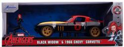 Jada Toys Marvel: Fekete Özvegy figura és 1966 Chevy Corvette 1:24 (253225014)
