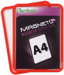 TARIFOLD Mágneses keret, A4, DJOIS Magneto Solo, piros (TF195033)