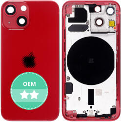 Apple iPhone 13 Mini - Hátsó Ház (Red), Red
