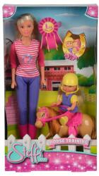 Simba Toys Steffi Love lovas tréning játékszett