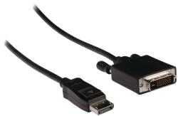 Nedis DisplayPort (M) - DVI-D (M) kábel 2m - Nedis [CCGP37200BK20]