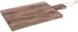 4-Home Tocător din lemn cu mâner, 25 x 45 x 4 cm