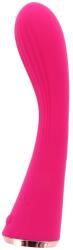 ToyJoy Vibrator Rose Silicon Dubla Densitate 9 Moduri Vibratii&3 Intensitati Viteza USB Roz 17.5 cm Vibrator