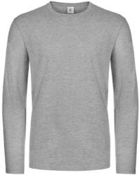 B&C Collection Férfi hosszú ujjú póló B&C #E190 LSL -L, Sportszürke