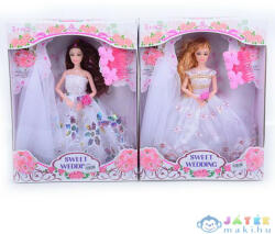 Magic Toys Menyasszony baba kétféle változatban - 28 cm (MKK168144)