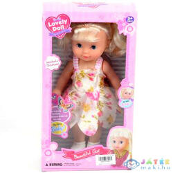 Magic Toys Szőke hajú baba nyári ruhában 26 cm (MKK307887)