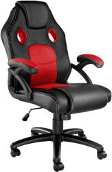 tectake 403452 mike sportos irodai szék - fekete/piros