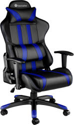 tectake 402031 racing irodai szék - fekete/kék