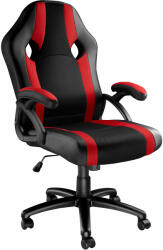 tectake 403490 goodman irodai szék - fekete/piros