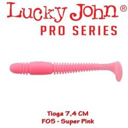 Lucky John Naluci LUCKY JOHN Tioga 2.9'', 7.4cm, culoare F05 Super Pink, 7buc/plic (140103-F05)